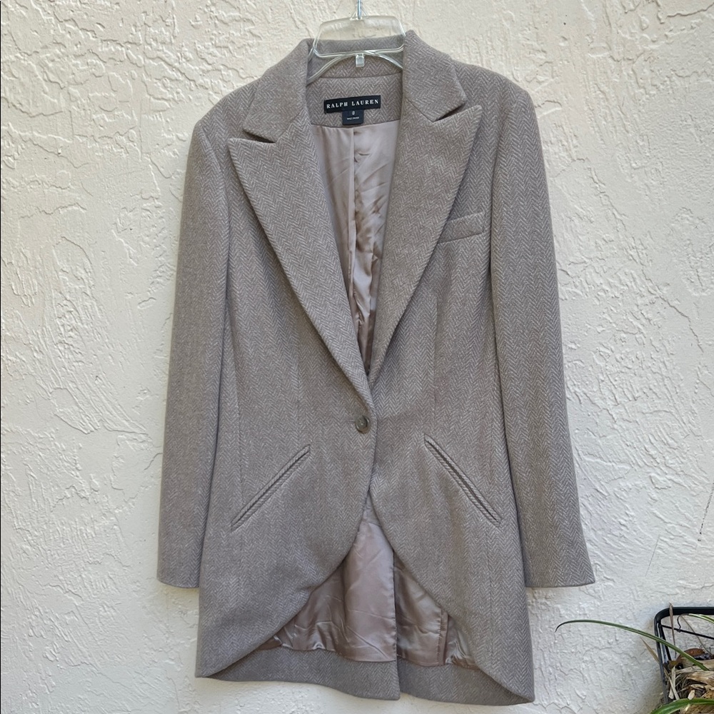 Ralph Lauren Vintage Women's Taupe Blazer